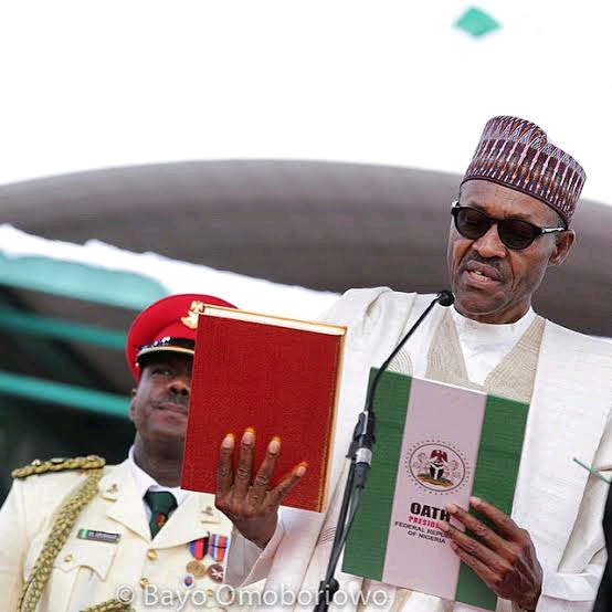 First inauguration of Muhammadu Buhari Image